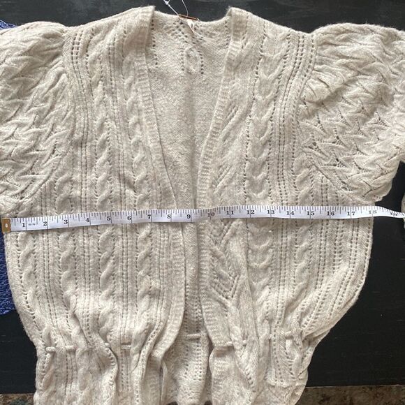 Free People Daphne Cardi in Seashell Heather size xs - Picture 9 of 11